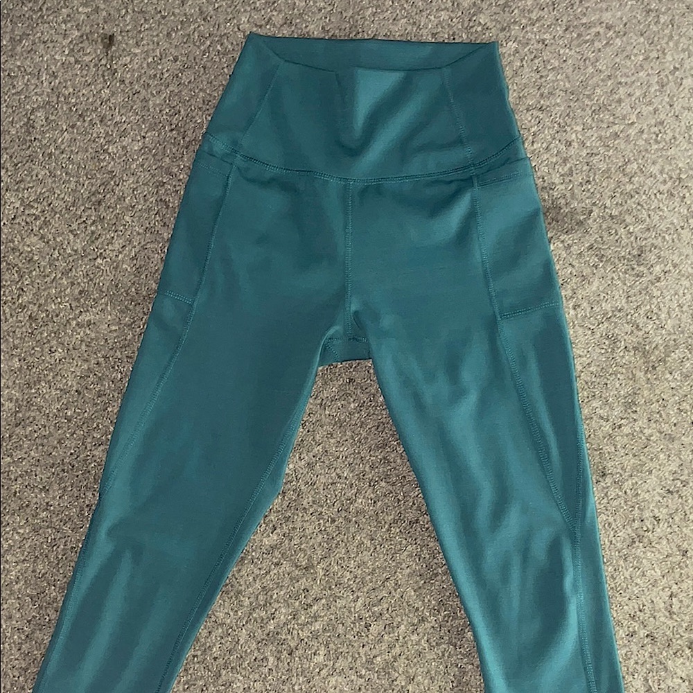 Teal Kids Leggings